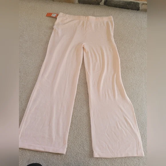 NEW Gillian O'Malley sweater knit pants women's size XL light pink. Sleepwear - Picture 4 of 8